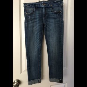 KUT denim with cuffed hem